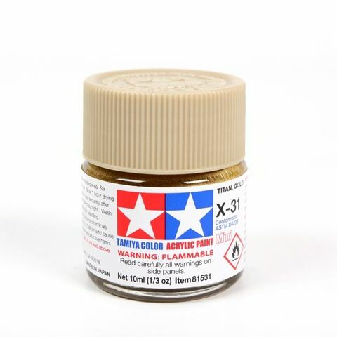M-Acr.X-31 gold GLANZ