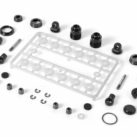 ULP ALU Stossdämpfer Set - SCHWARZ (2)