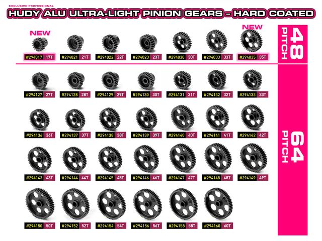 Ritzel ALU LIGHT gehärtet 23T / 48