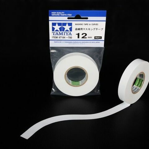Maskierband 12mm für Rundungen 20m