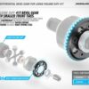 STAHL Tellerrad 41T zu Zahnrad-Differential - GROSSES VOLUMEN XRAY 364941 – Bild 2