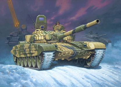 REVELL 03077 Russian main battle tank T-72B with E