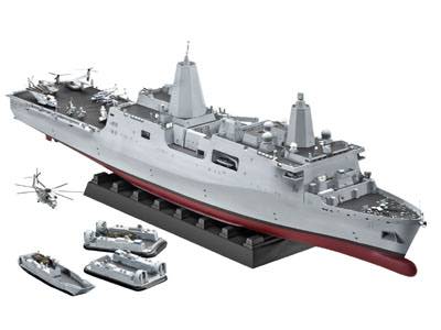 REVELL 05118 Amphibious Transport Dock U.S.S. New