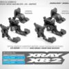 Getriebegehäuse KUNSTSTOFF - REAR MOTOR - LCG - GRAPHITE - SET XRAY 323018-G – Bild 2