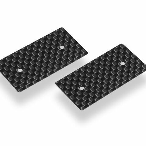 CARBON Seitenplättchen zu Heckspoiler 0.5MM - 1/10