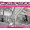 ALU SERVO-Hebel zum klemmen - FUTABA - 2-HOLE - 25T HUDY 293406 – Bild 3