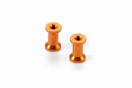 ALU Stützen 10.8MM - ORANGE (2)