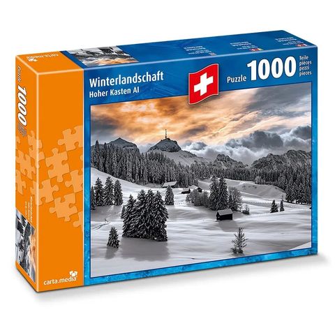 Winterlandschaft Hoher Kasten 1000 Teile Puzzle