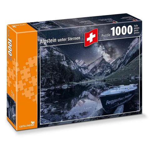 Alpstein unter Sternen 1000 Teile Puzzle