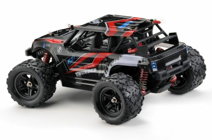 ABSIMA 1:18 Elektro Modellauto High Speed Sand Buggy THUNDER rot 4WD RTR – Bild 3