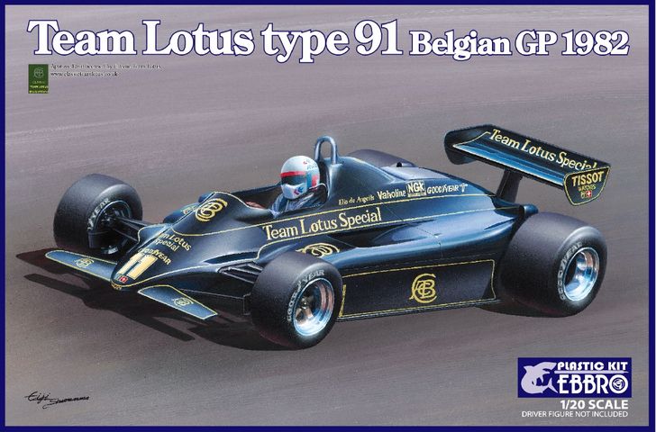 Team Lotus Type 91 1982 Belgian GP