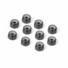 ALU Muttern M4 - SCHWARZ (10) HUDY 296540-K
