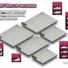Set-Up-Board für 1/10 & 1/12 ON-ROAD - LIGHTWEIGHT - GRAU HUDY 108301 – Bild 2