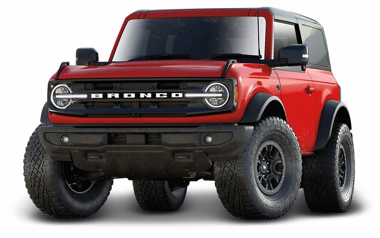 Ford Bronco Wildtrak 2021 1/18 red