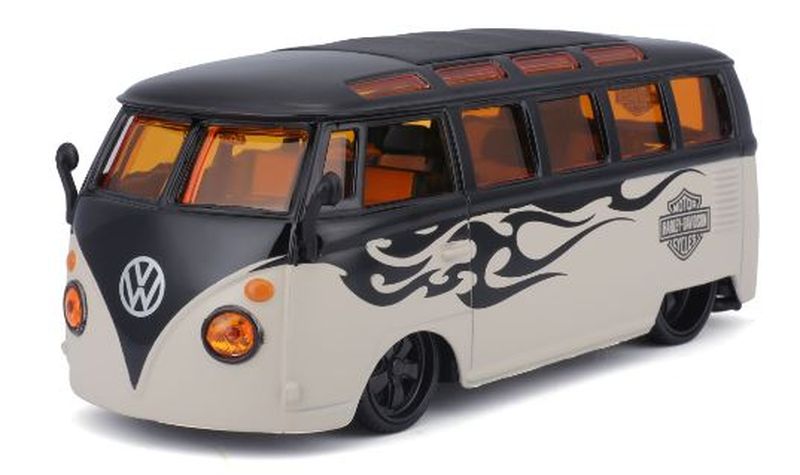 VW Samba Bus T1 im Harley Davidson Design 1/24