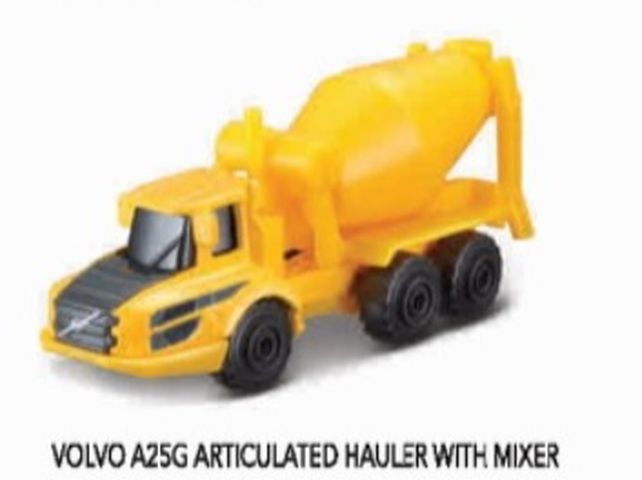 VOLVO A25G ARTICULATED HAULER WITH MIXER