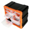 Kleinteilemagazin mit 12 Schubladen Orange – Bild 3