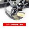 GeoCarbon HD Weighted Tweak Wheel Set For 1/12th Pan Car (1/8" Axle)