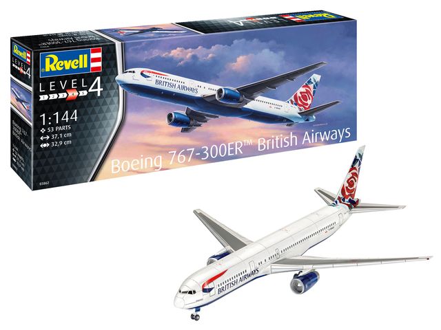 Revell 03862 Boeing 767-300ER British Airways Chel