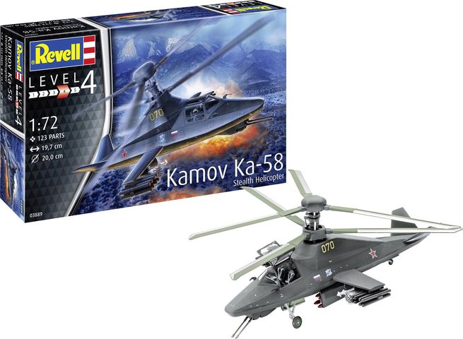 Revell 03889 Kamov Ka-58 Stealth Kampfhelikopter