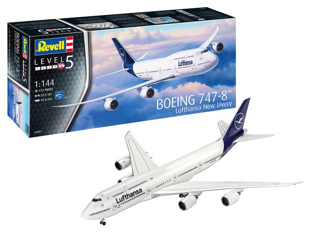 Revell 03891 Boeing 747-8 Lufthansa "New Livery"