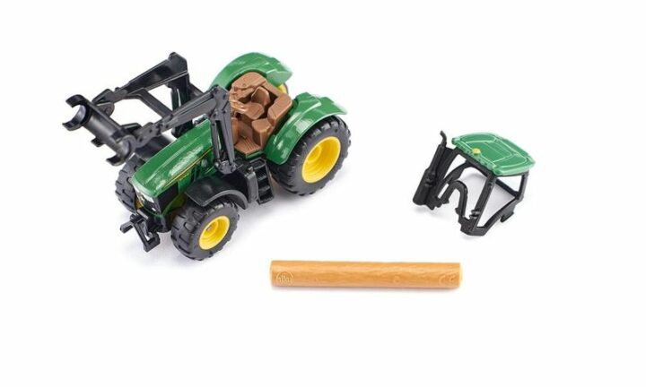 John Deere mit Baumstammgreifer – Bild 2