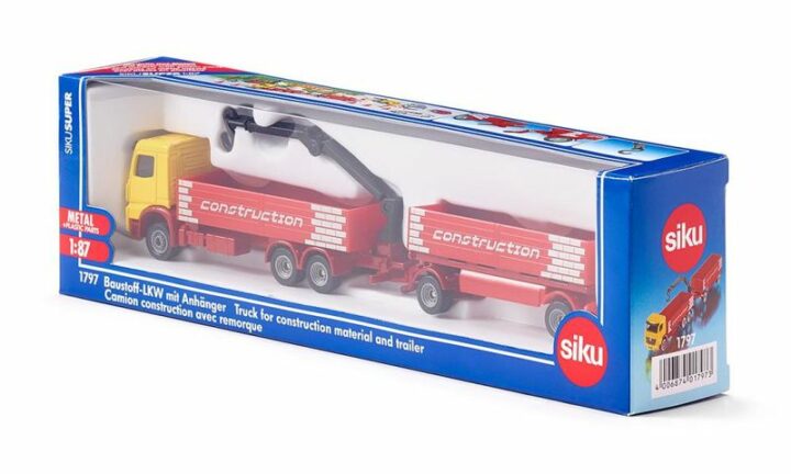 Baustoff-LKW mit Anhänger – Bild 2