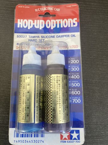 Tamiya 53027 SILICONE DAMPER OIL HARD SET