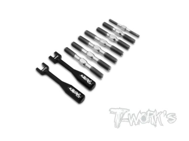 Titanium Turnbuckle Set ( For Serpent Cobra SRX8 )