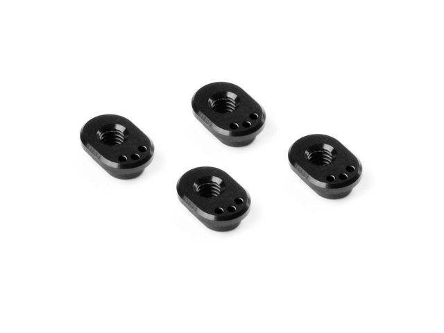 X4 ALU Nachlaufhülsen FRONT 5° / HECK 2.5° - 3 DOT