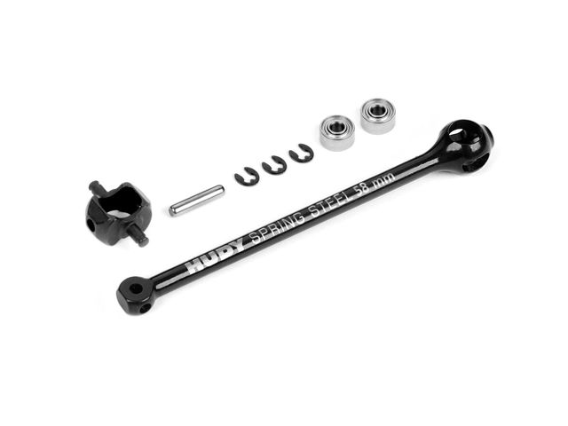 X4 ECS BB Antriebswelle SET (1) 58MM - HUDY SPRING