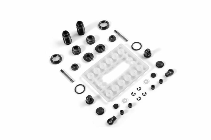 Stossdämpfer Set ALU- SCHWARZ (2)