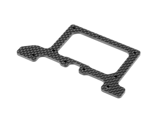 X10'22 untere Platte Hinterachse CARBON 2.5MM