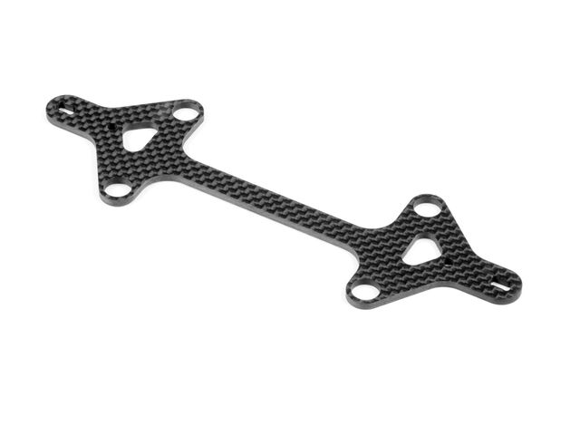 X10'22 Aufhängungsplatte vorne unten CARBON 2.5MM