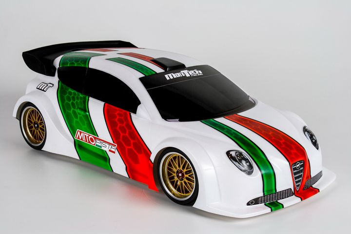 Mon-Tech MITOpista FWD/Rally Body Shell ( 190mm )