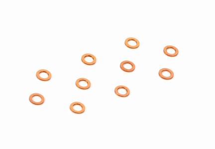 ALU Distanzscheiben 3x5x0.5MM - ORANGE (10)