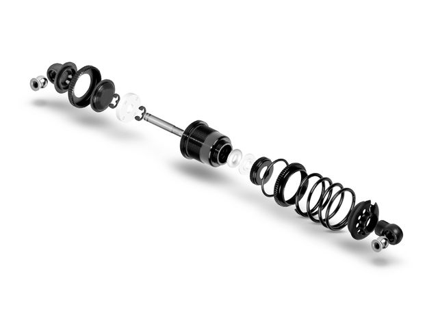 XLP ALU Stossdämpfer Set - SCHWARZ (2)