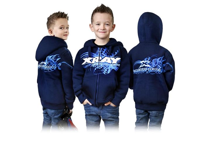 XRAY JUNIOR SWEATER HOODED mit Reissverschluss - B