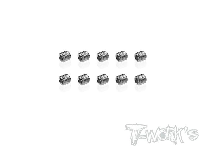 M5x 5mm 64 Titanium Hex. Socket Set Screw 6pcs.