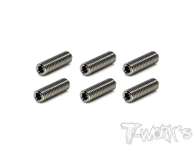 M4 x 14mm 64 Titanium Hex. Socket Set Screw 6pcs.