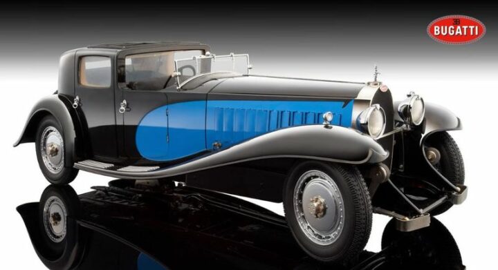 Bugatti Royale Coupé de ville 1/18 schwarz blau – Bild 2