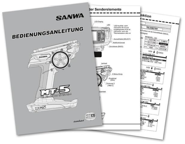 BEDIENUNGSANLEITUNG DEUTSCH MT5 SANWA