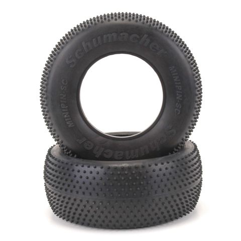 SHORT COURSE TYRE - MINI PIN - SILVER (PR)