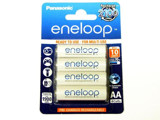 Eneloop-Zelle 1.2Volt 2000MAH Ni-MH Typ AA (4)