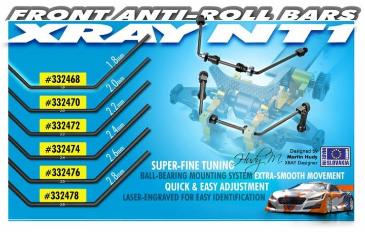 Stabilisator vorne 1.8 MM XRAY 332468 – Bild 2