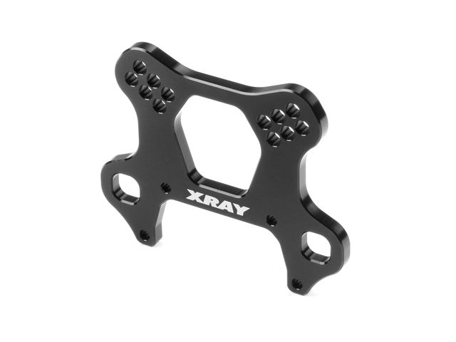 XB8 ALU Stossdämpferbrücke vorne 4MM - SEMI-SPLIT