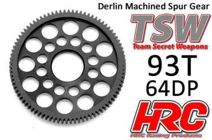 Hauptzahnrad - 64DP - Low Friction Gefräst Delrin - Ultra Light - 93Z