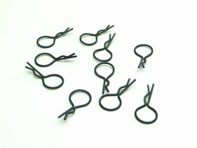 Body clip 1/10 - black (10)