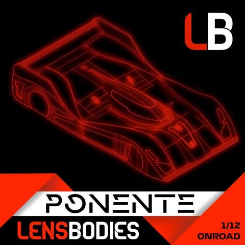 LENSBODIES PONENTE Karosserie 1/12 Standard weight