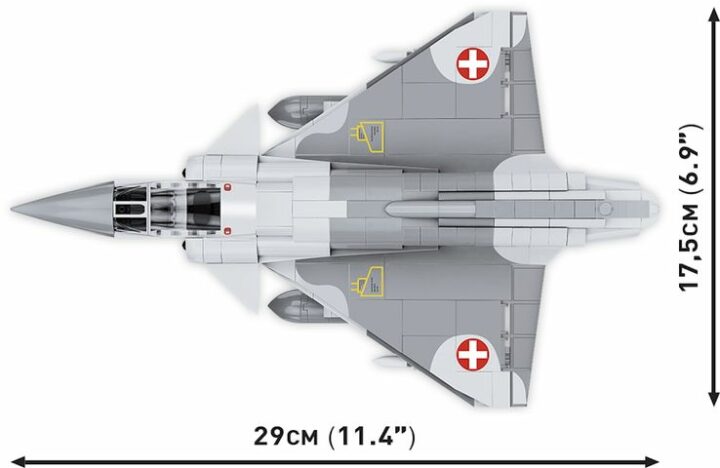 Mirage III S Swiss AF / 453 pcs. Swiss Air Force-Version 1:48 – Bild 4